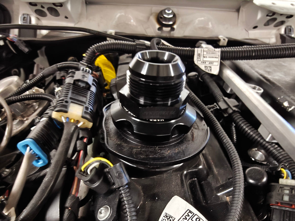 VTT Billet High-Flow Oil Cap Vent Adapter For BMW Gen 2 B58TU, S58, B48 & B46 Engines