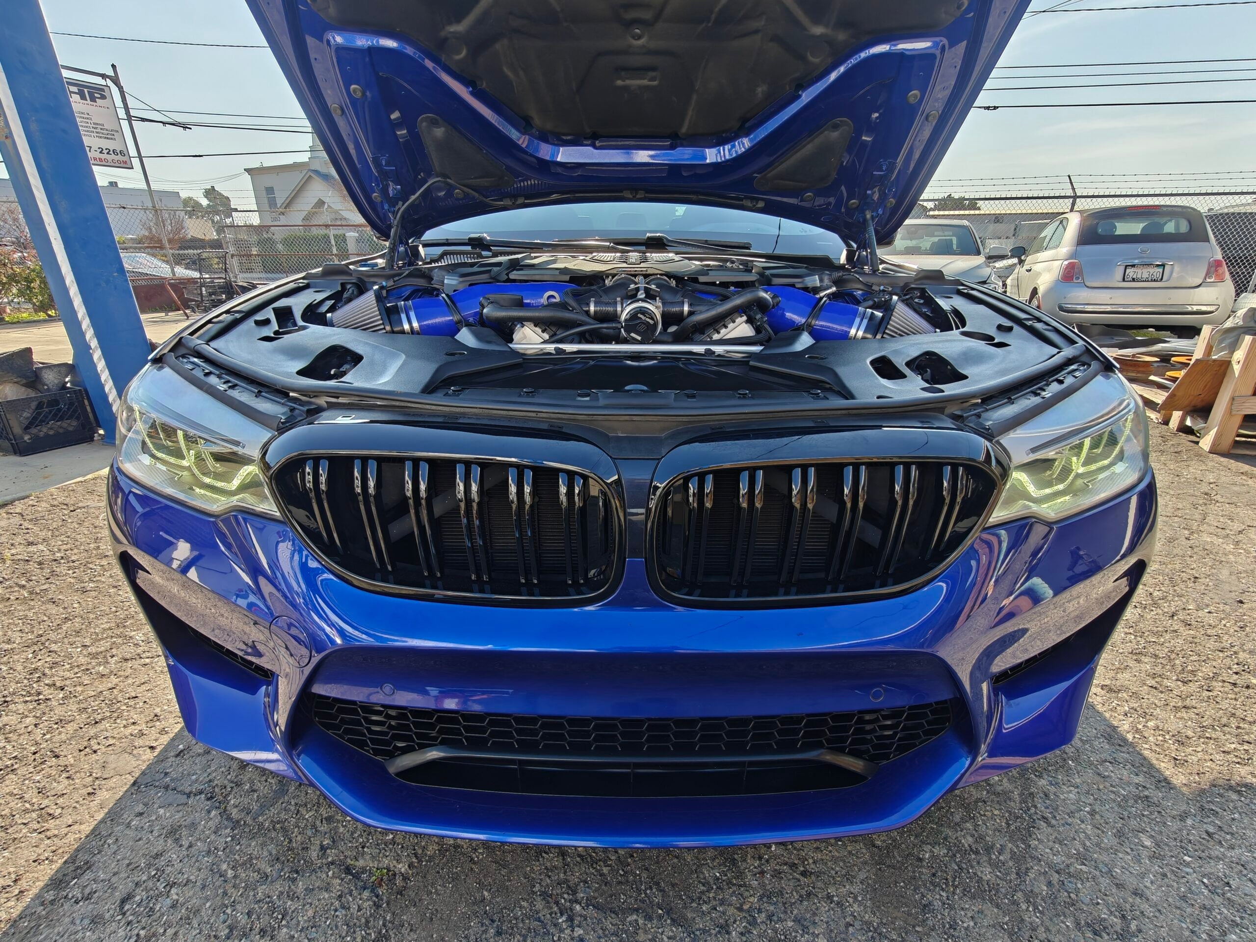 BMW F9X M5-M8 S63 Turbo-Forward Full Flow Intake System – VTT Complete Billet Turbo Inlet & Dual 4” Filter Upgrade Secondary image