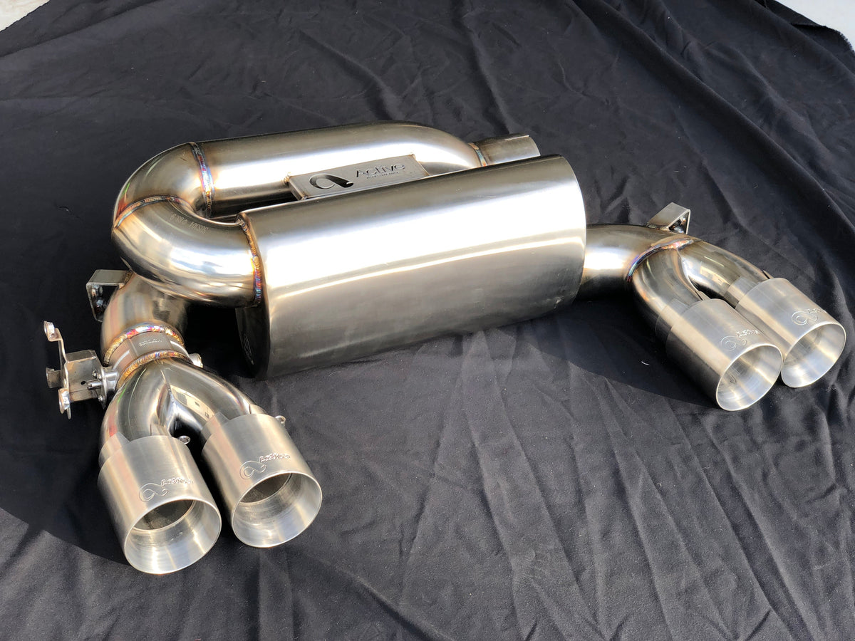 Active Autowerke F8X M3 M4 Signature Exhaust System includes Active F-brace