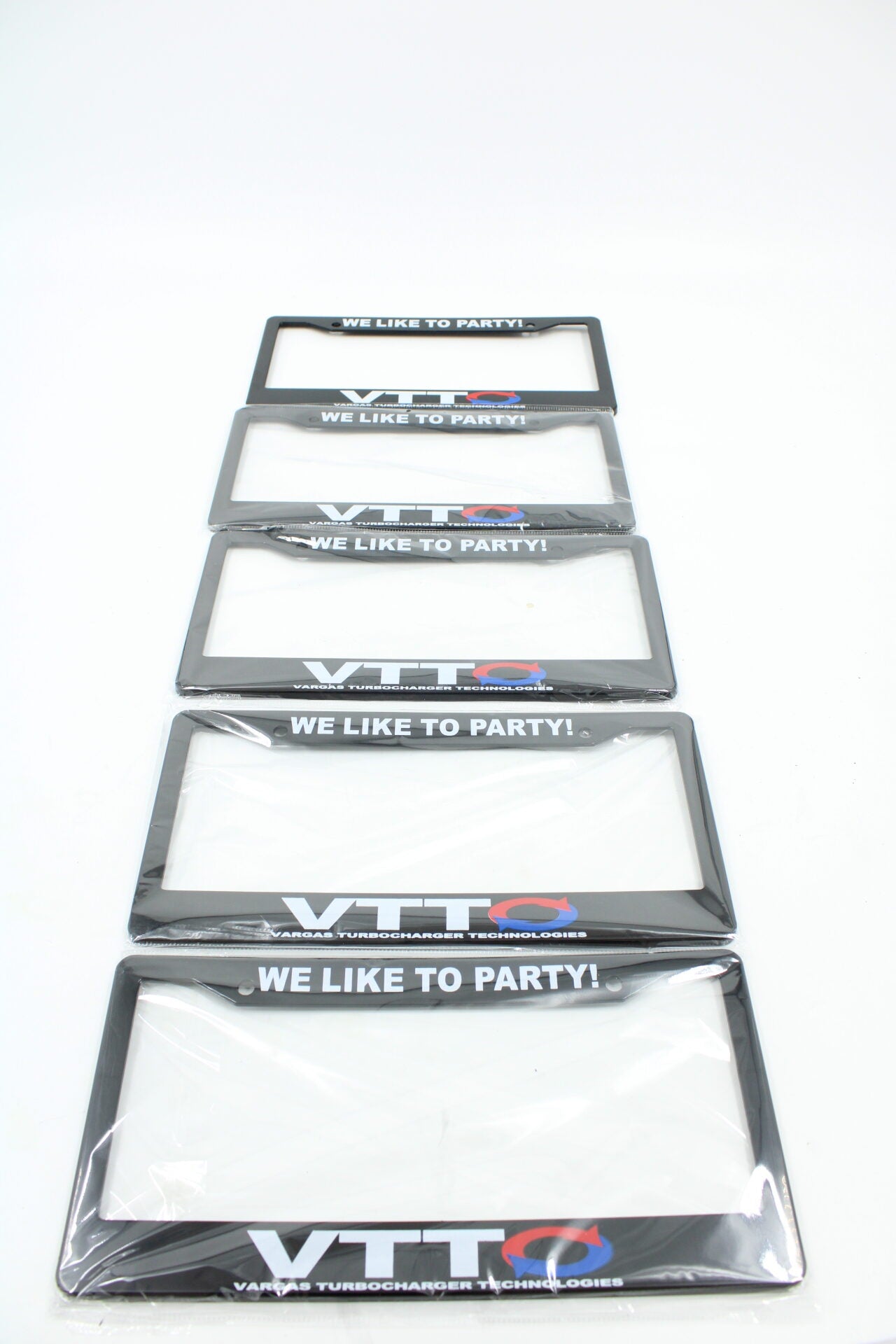 VTT “WE LIKE TO PARTY” License plate bracket Secondary image