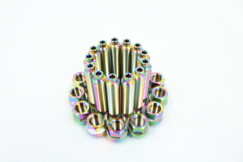 VTT M14/M12 Titanium Wheel Stud kits