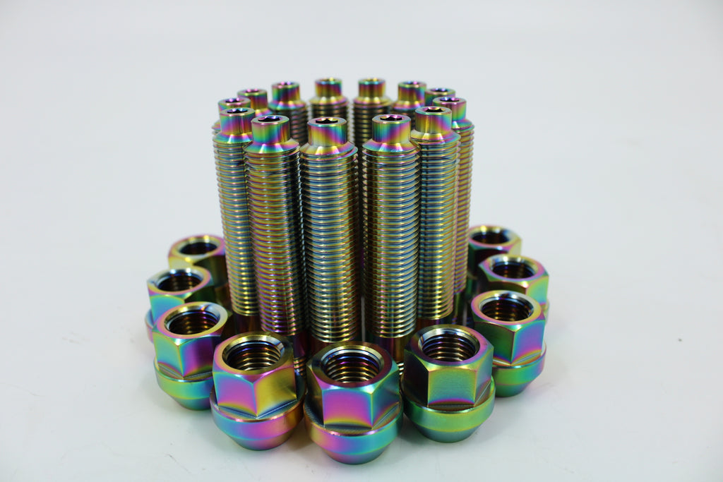 VTT M14/M12 Titanium Wheel Stud kits