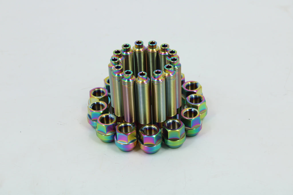 VTT M14/M12 Titanium Wheel Stud kits