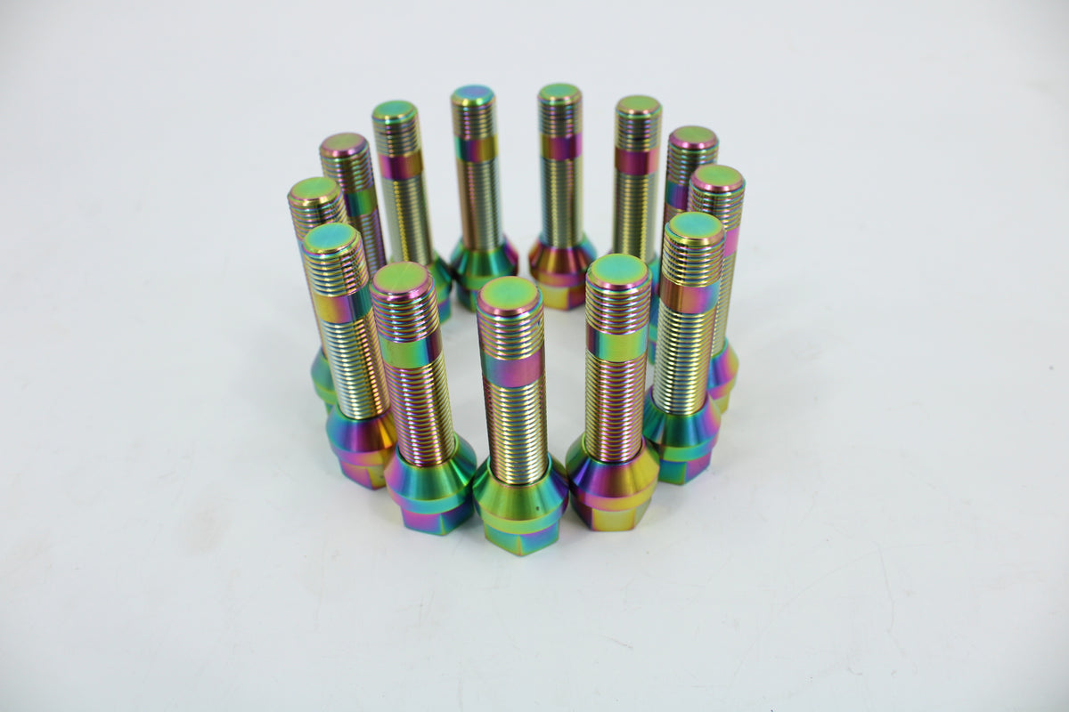 VTT M14/M12 Titanium Wheel Stud kits
