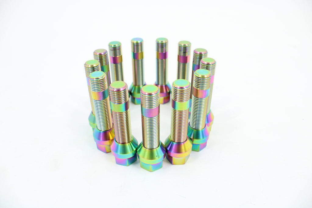 VTT M14/M12 Titanium Wheel Stud kits