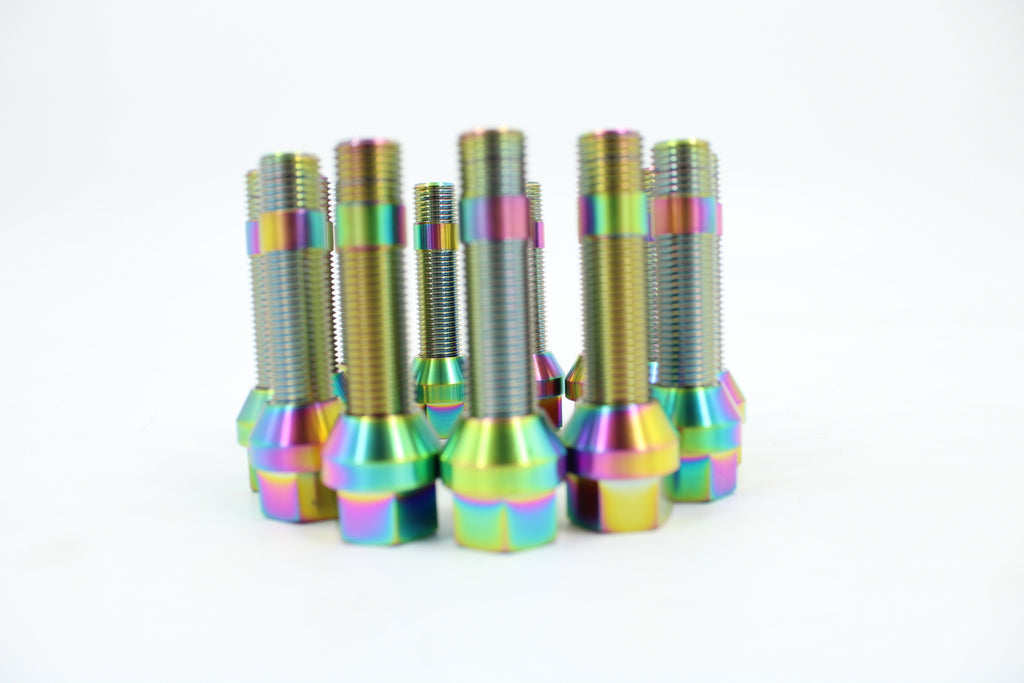 VTT M14/M12 Titanium Wheel Stud kits