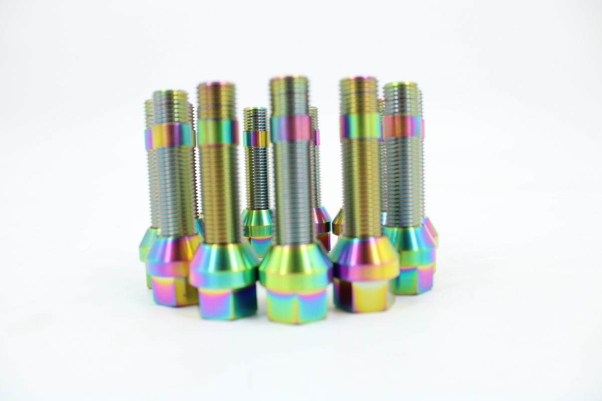 VTT M14/M12 Titanium Wheel Stud kits