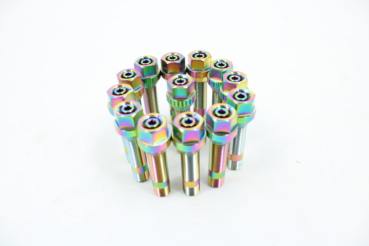 VTT M14/M12 Titanium Wheel Stud kits