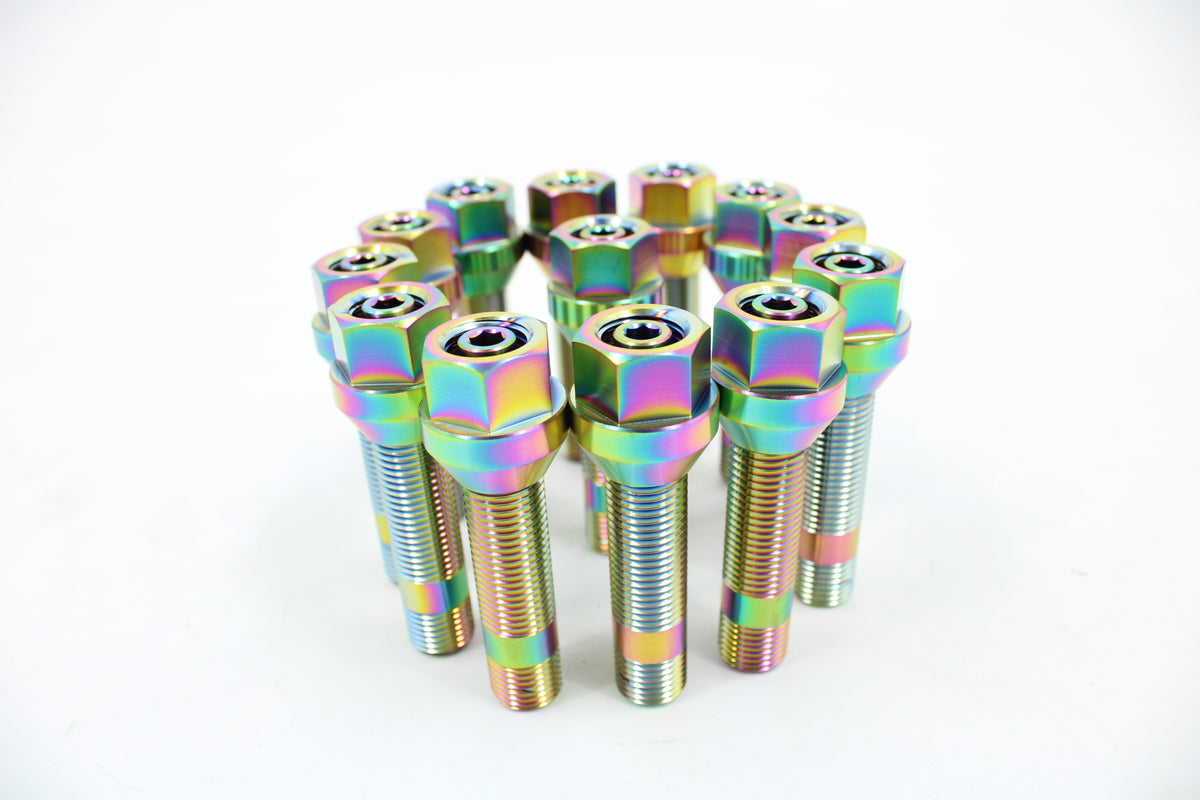 VTT M14/M12 Titanium Wheel Stud kits