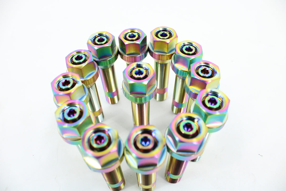 VTT M14/M12 Titanium Wheel Stud kits