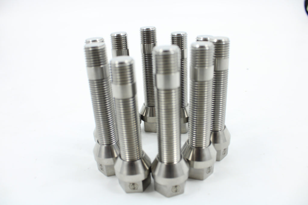 VTT M14/M12 Titanium Wheel Stud kits