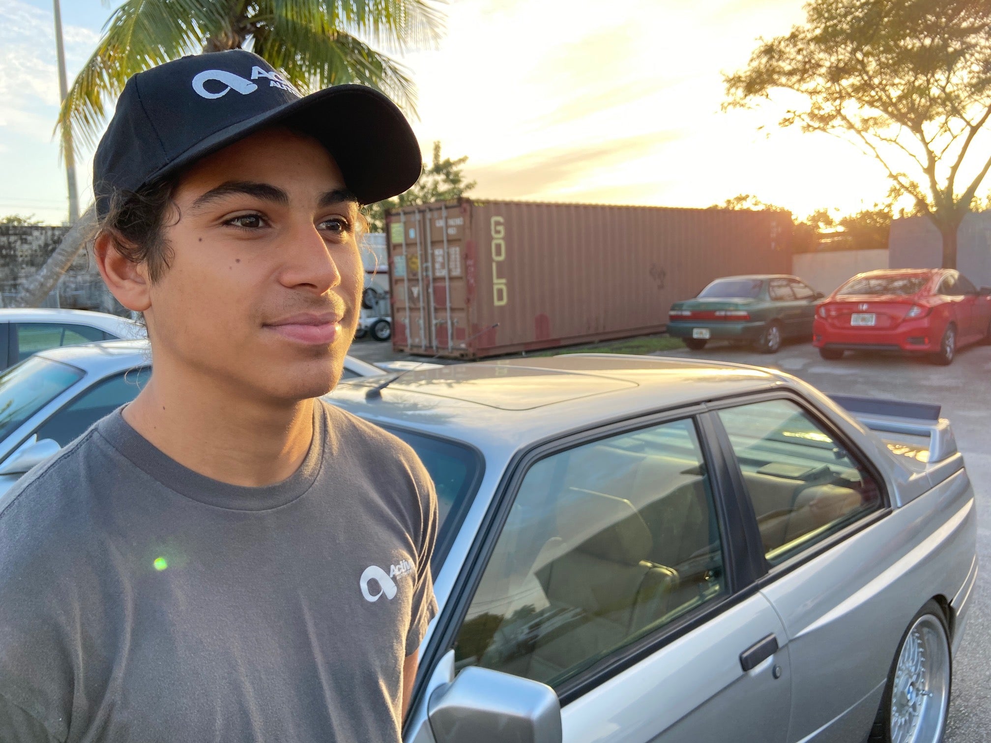 Active Autowerke 6-Panel Black Snapback Hat Secondary image