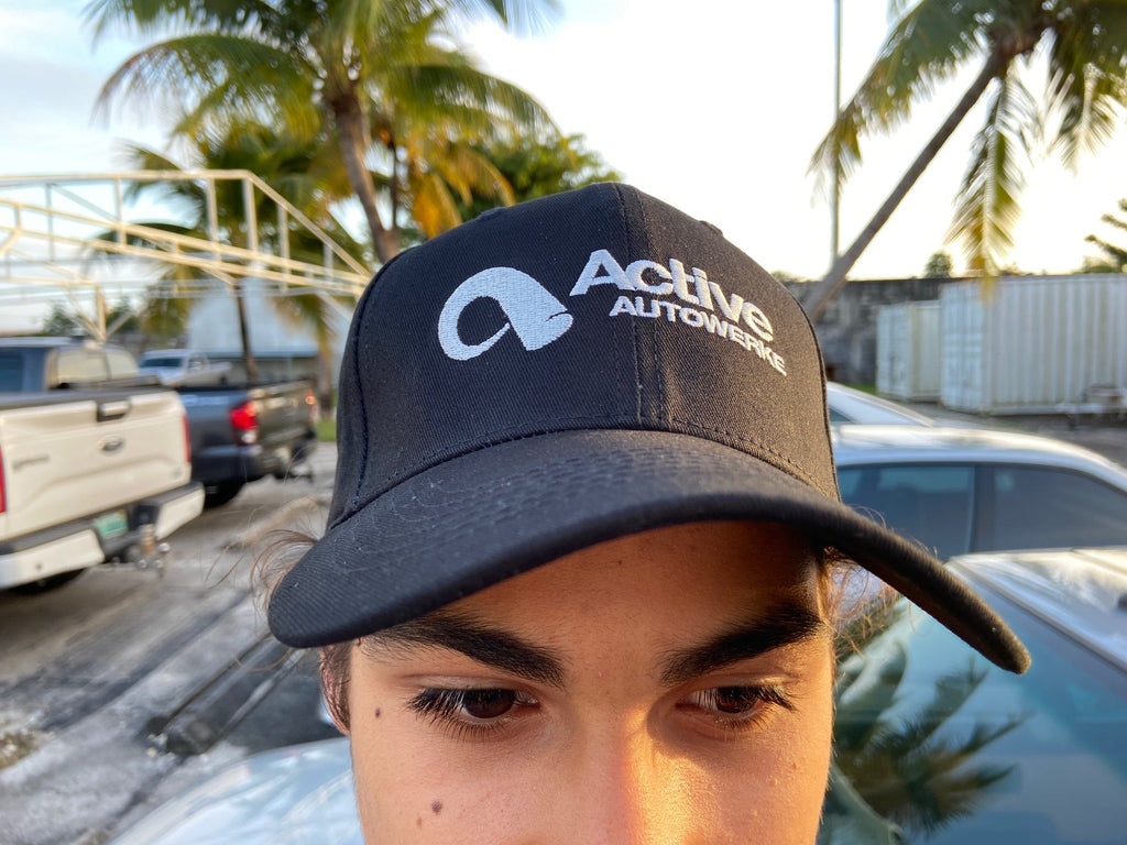 Active Autowerke 6-Panel Black Snapback Hat