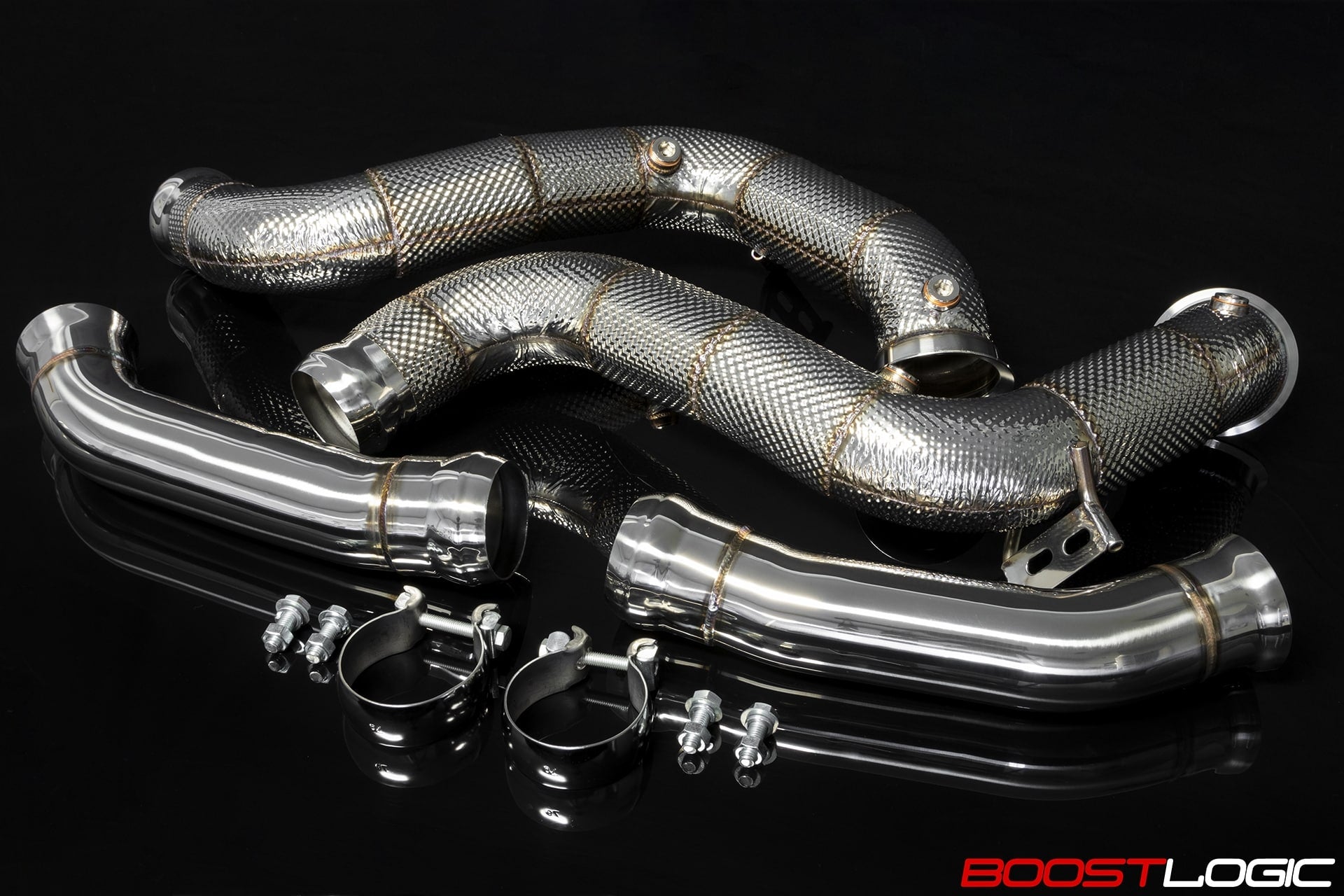 Boost Logic Mercedes C63 4.0T Downpipes Secondary image