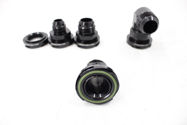 VTT Billet -16ORB Low-Profile / High-Flow Oil Cap Vent Adapter For BMW Gen 2 B58TU, S58, B48 & B46 Engines