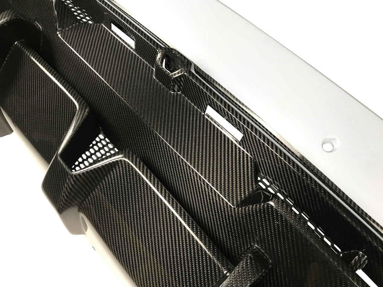 Lamborghini Carbon Fiber - GT Style Rear Bumper With Rear Diffuser Secondary image