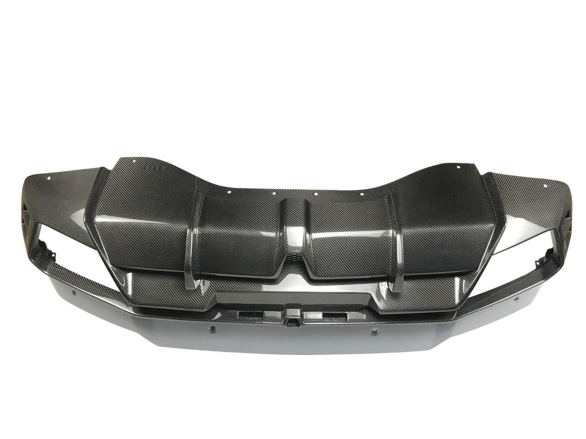 Lamborghini Carbon Fiber - GT Style Rear Bumper With Rear Diffuser