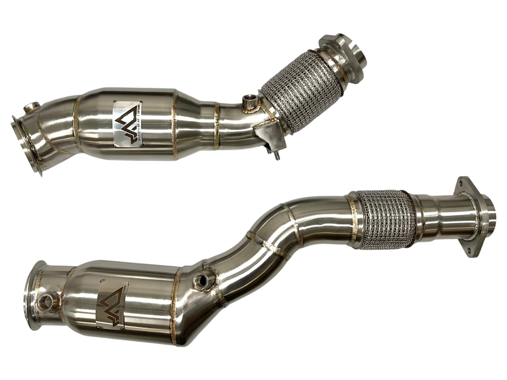 MAD BMW S58 X3M X4M Catted High Flow 200 cell Downpipes Secondary image