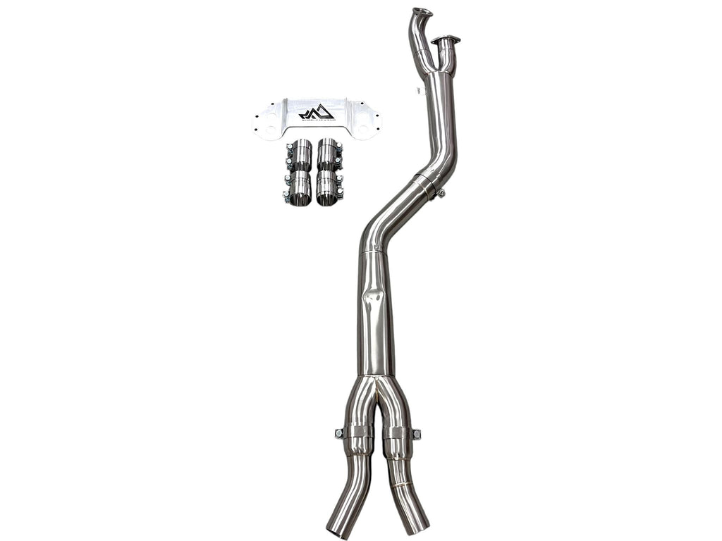 MAD BMW S58 4" Fat Boy Single Midpipe M3 M4 G80 G82