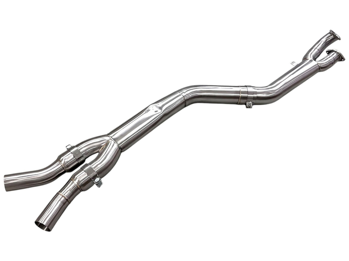 MAD BMW S58 4" Fat Boy Single Midpipe M3 M4 G80 G82
