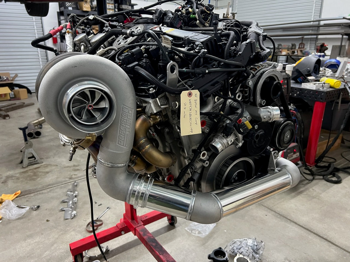 VTT-FAB S58 Factory Control EWG Top Mount Single Turbo kit