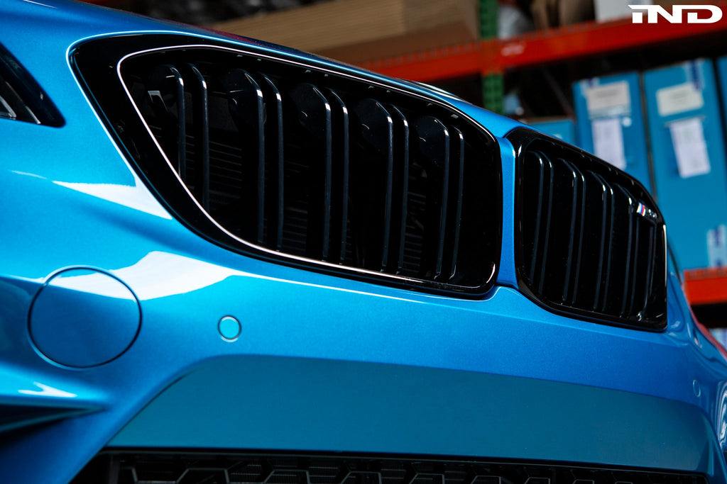 IND F87 M2 Competition Shadowline Front Grille with Painted Center Trim