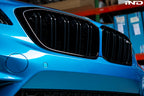 IND F87 M2 Competition Shadowline Front Grille with Painted Center Trim