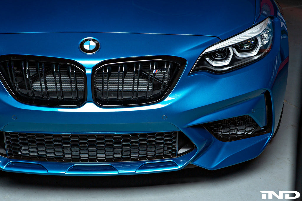 IND F87 M2 Competition Shadowline Front Grille with Painted Center Trim