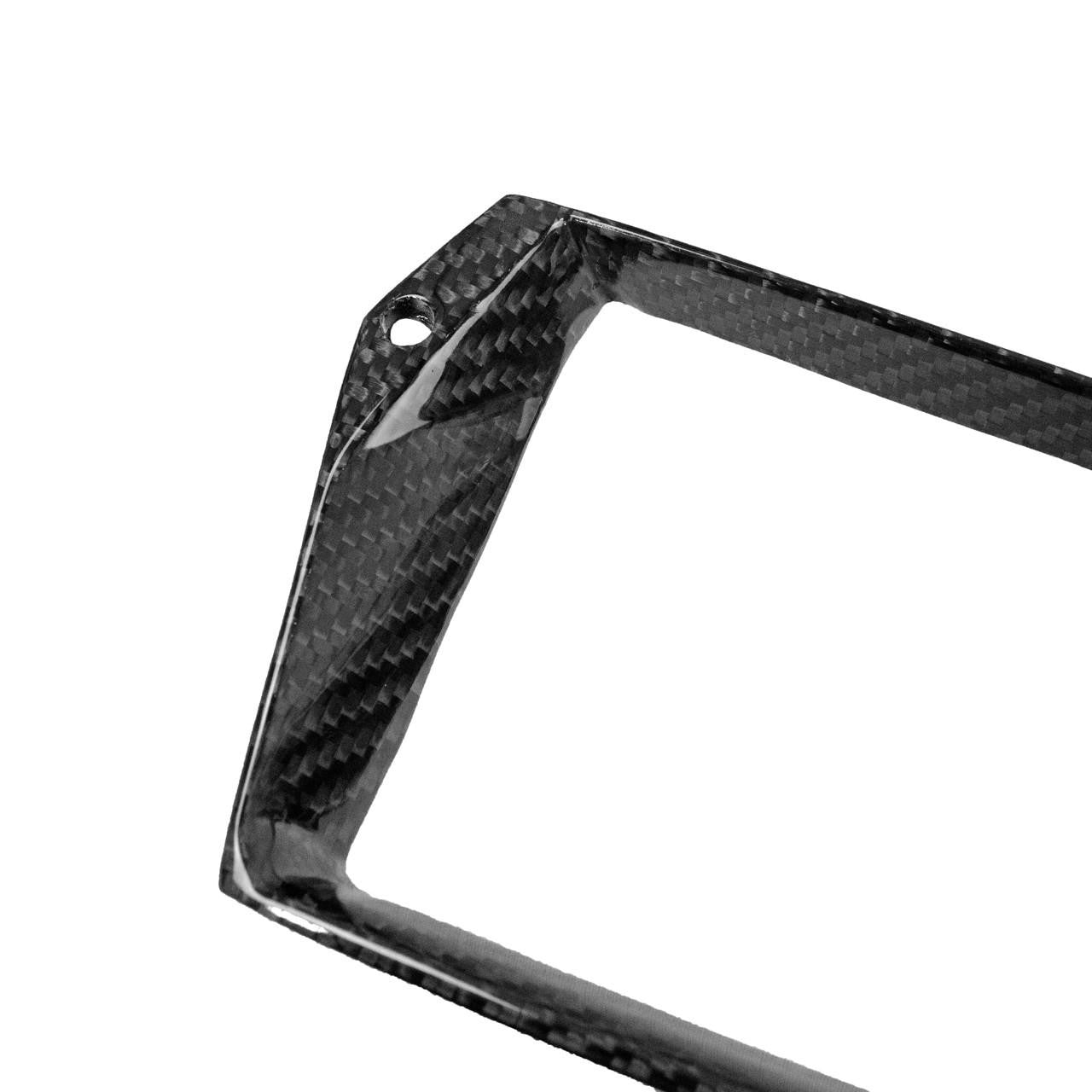 Carbon Fiber Center Console Navigation Screen Inner Panel - Lamborghini Aventador Secondary image