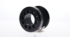 2.30" 8 Rib ZPE GripTec® 2pc LPE LT4 L3 Black Pulley Only