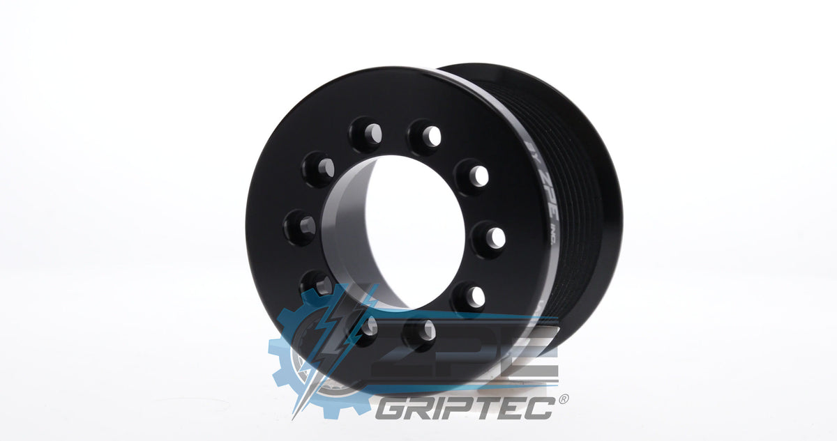 2.38" 10 Rib ZPE GripTec® 2pc LPE LSA L3 Black Pulley Only Main image
