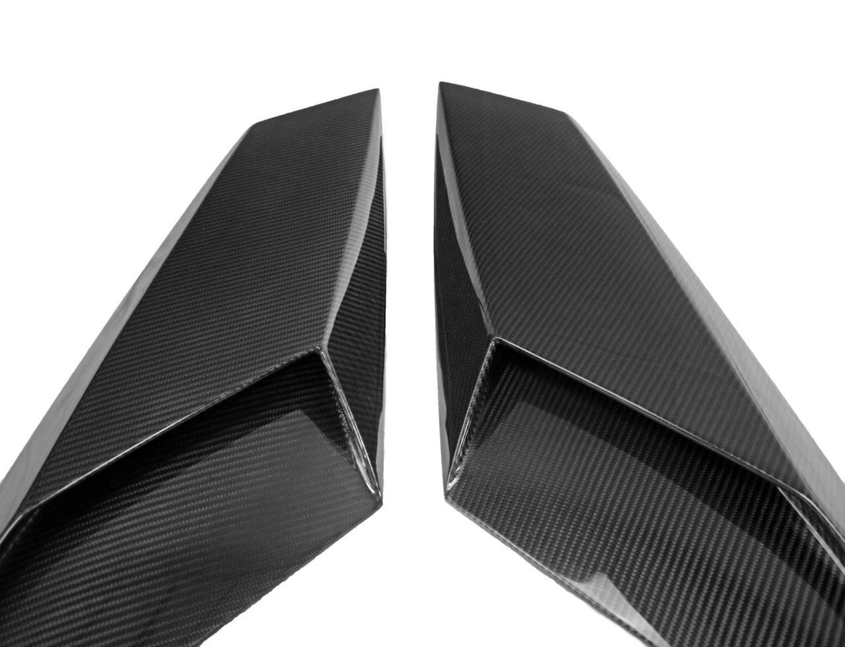 Carbon Fiber S Large Engine Air Intake Panels - Lamborghini Aventador