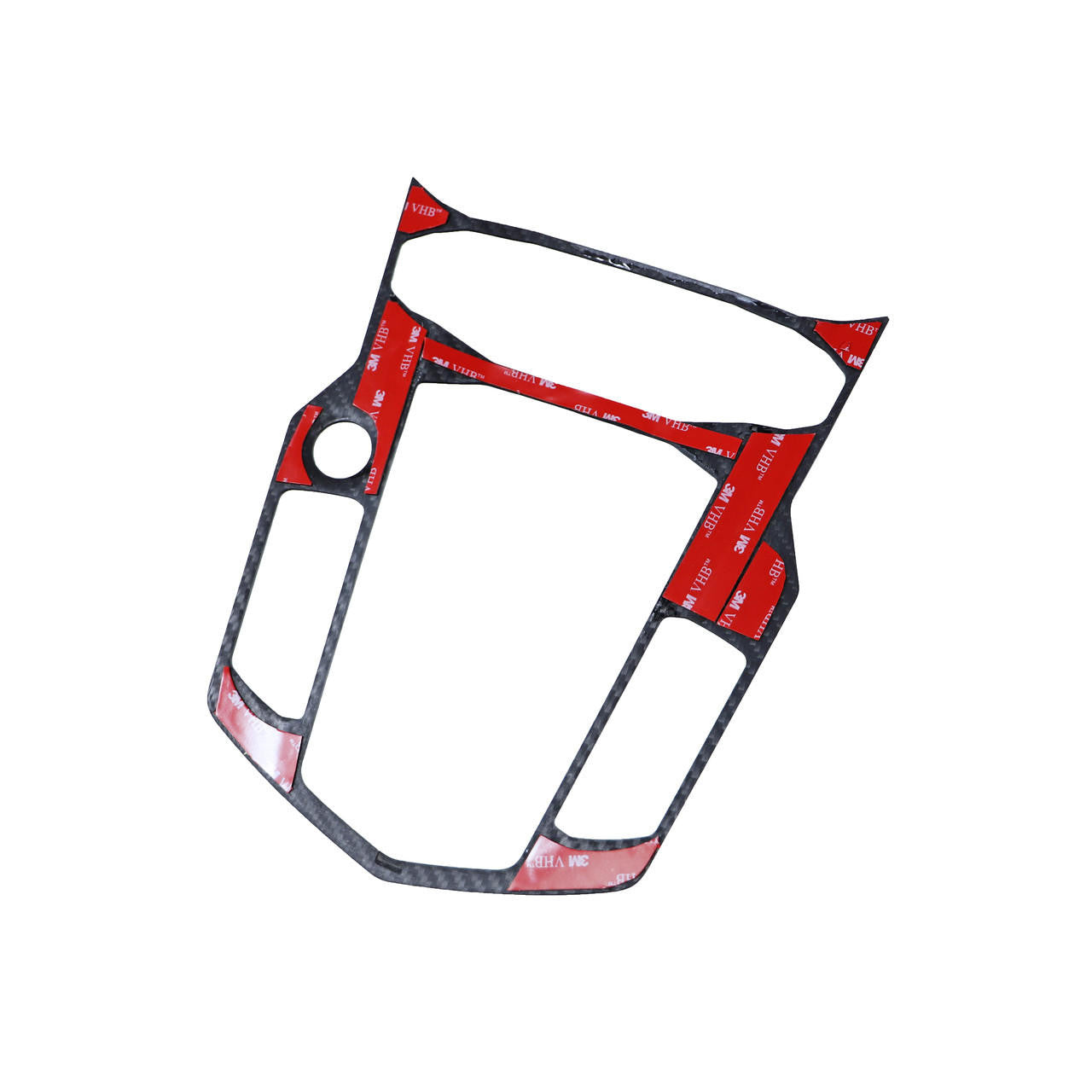 Carbon Fiber Center Console Large Outer Trim Bezel - Lamborghini Aventador Secondary image