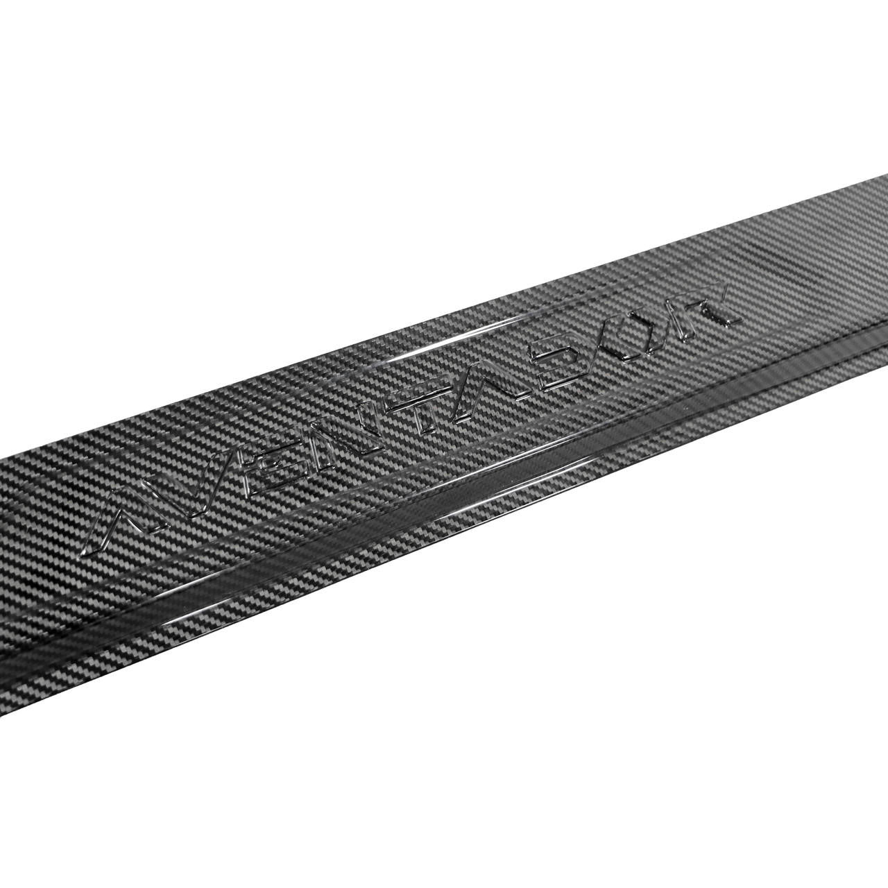 Carbon Fiber Embossed Door Sills - Lamborghini Aventador Secondary image