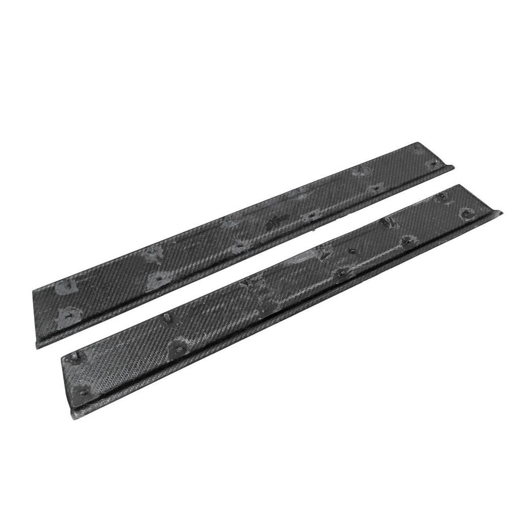 Carbon Fiber Embossed Door Sills - Lamborghini Aventador