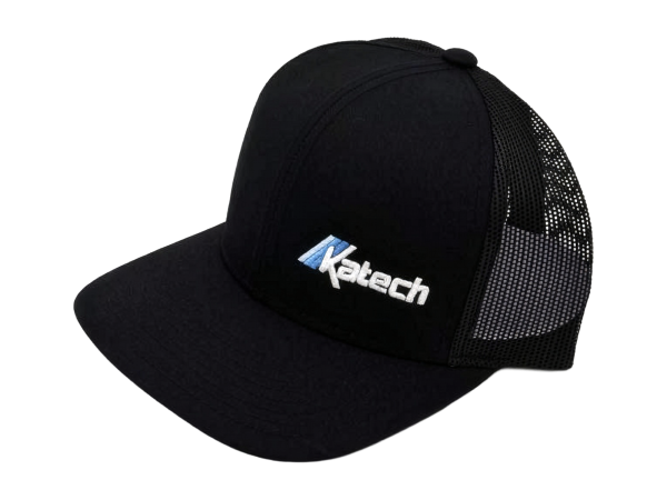 Katech Snapback Trucker Style Black Hat