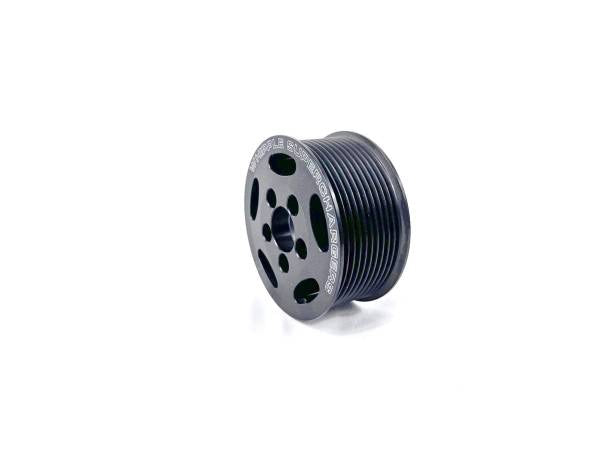 Whipple 3.000" 10-Rib 5-Bolt Supercharger Pulley - Black