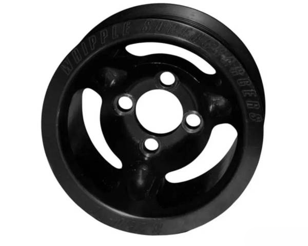 Whipple 3.000" 10-Rib 4-Bolt Supercharger Pulley - Black