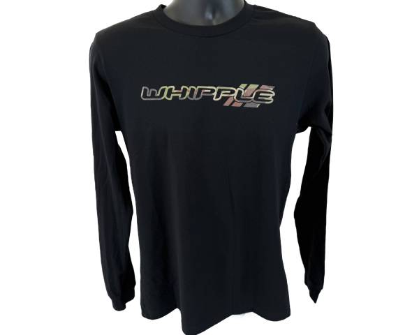 Whipple Logo Long Sleeve T-Shirt - Blackout, Black Camo Logo, or Army Green