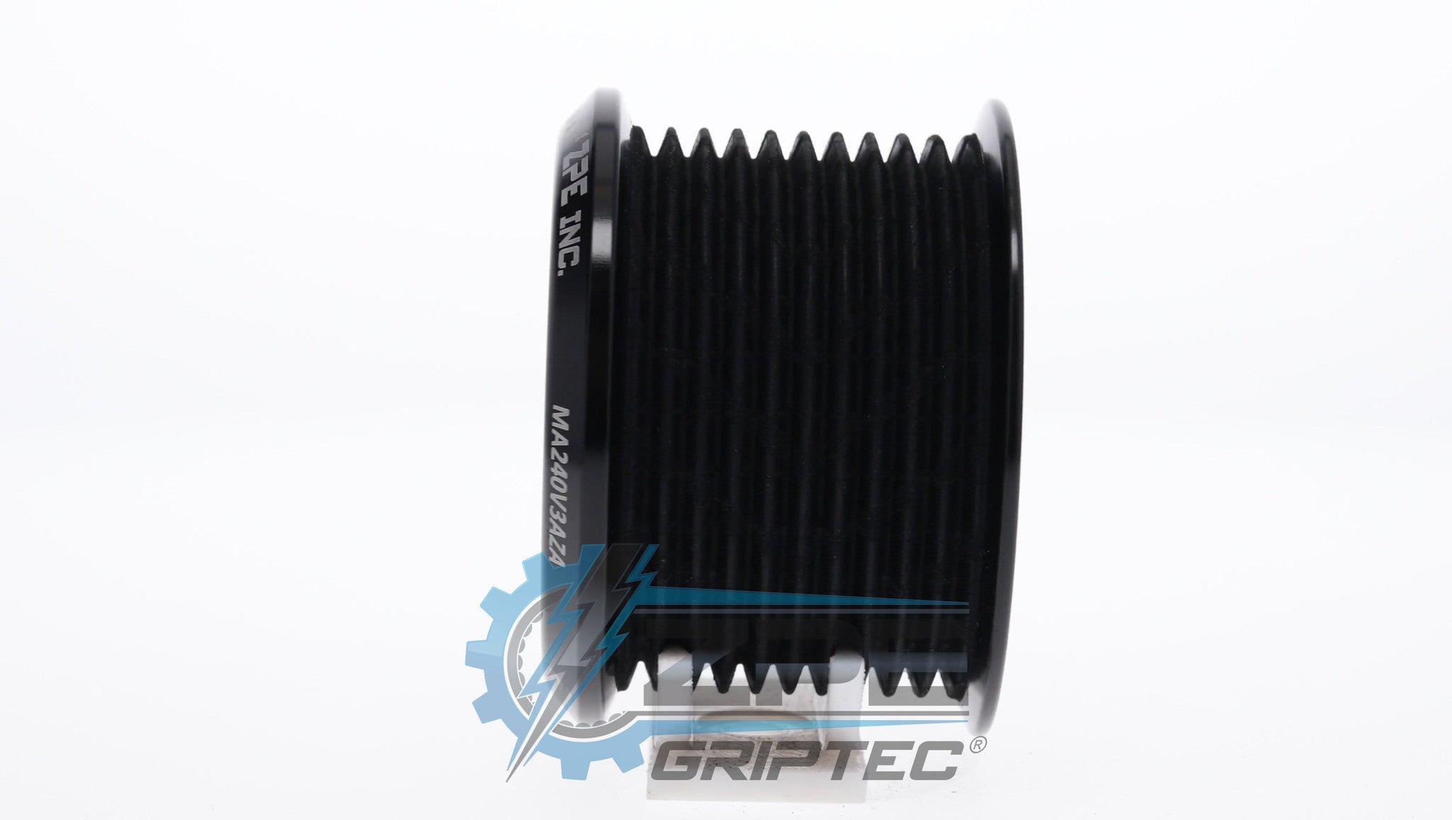 2.40" 10 Rib ZPE GripTec® 2pc Magnuson LSA/LT4 2650 TVS L3V-A Black Pulley Only Secondary image