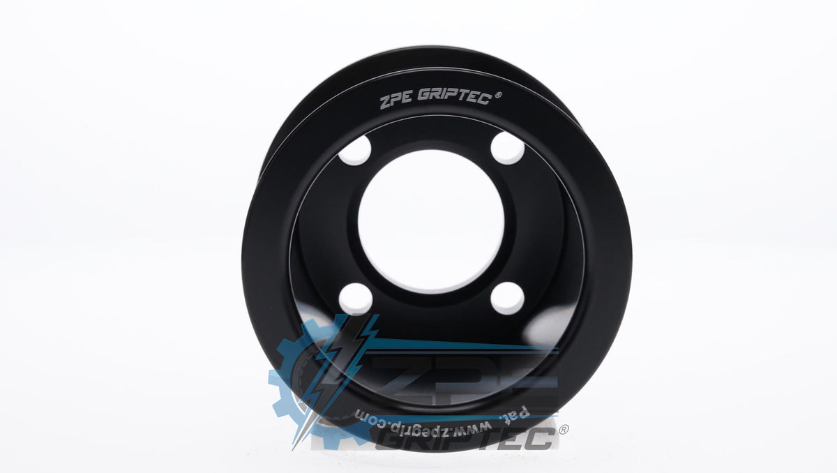 2.40" 10 Rib ZPE GripTec® 2pc Magnuson LSA/LT4 2650 TVS L3V-A Black Pulley Only
