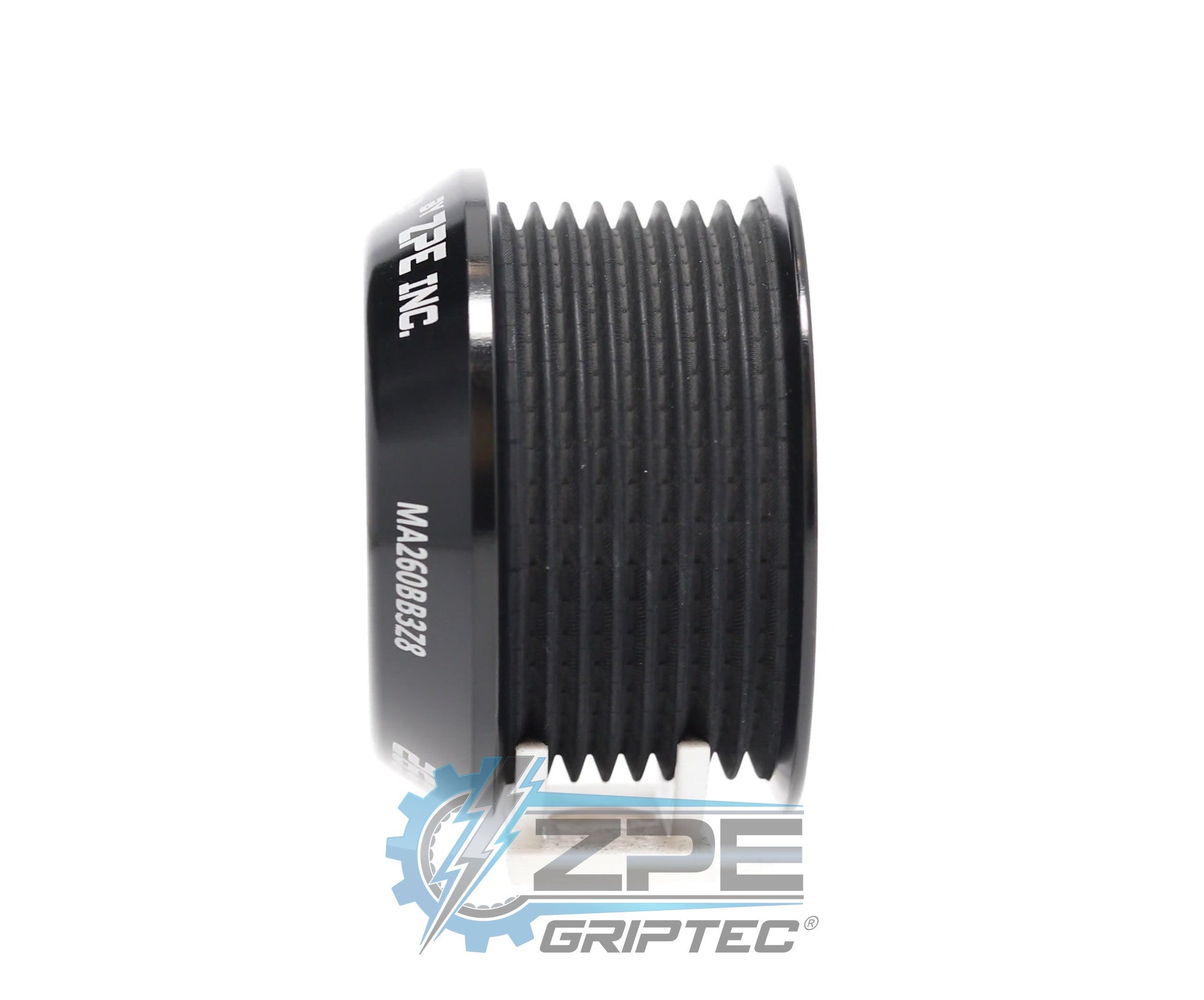 2.60" 8 Rib ZPE GripTec® 2pc Magnuson LSA/LT4 2650 TVS L3 Black Pulley Only Secondary image
