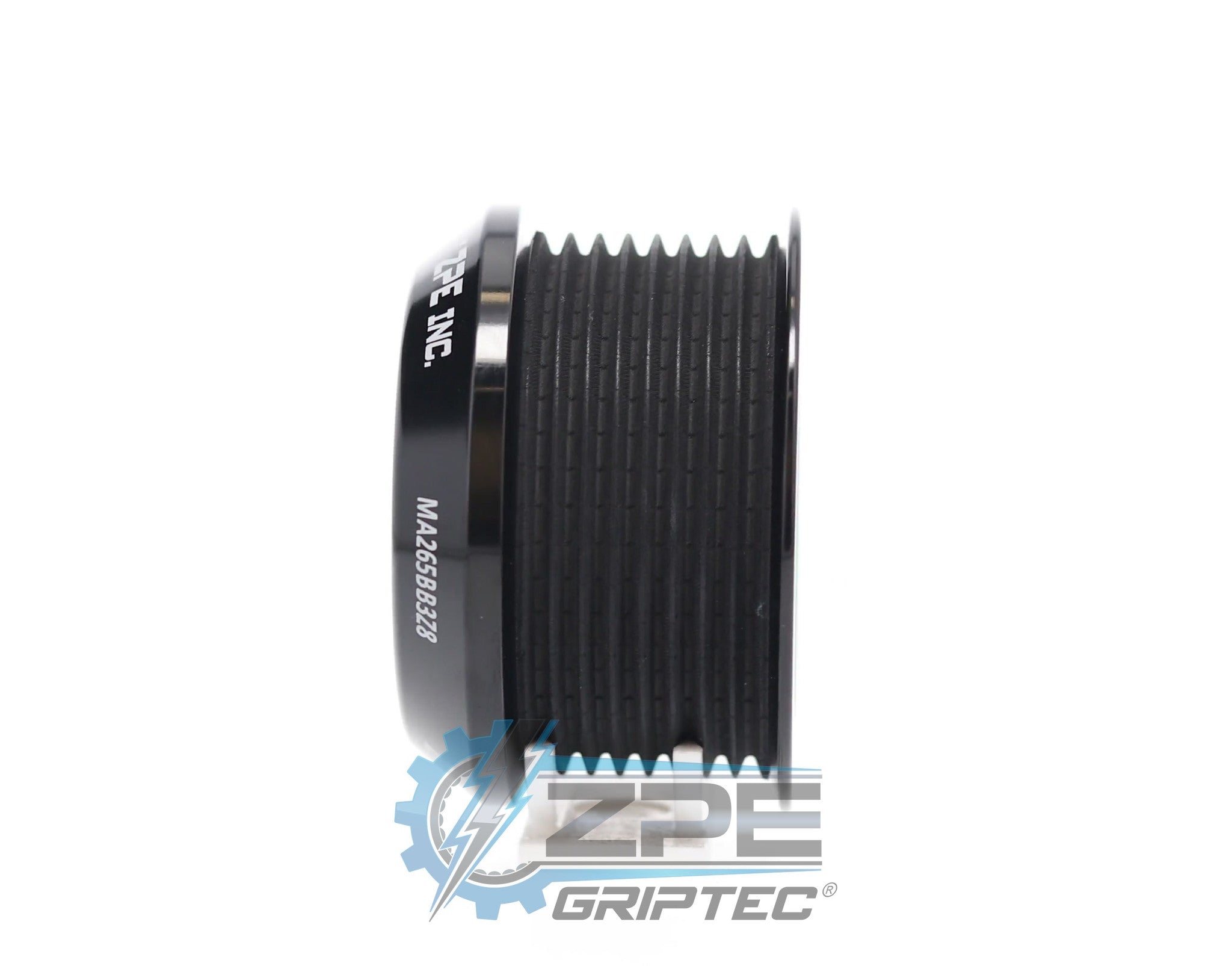 2.65" 8 Rib ZPE GripTec® 2pc Magnuson LSA/LT4 2650 TVS L3 Black Pulley Only Secondary image