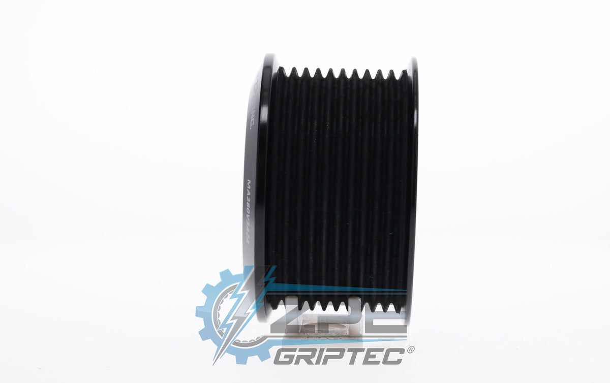 2.80" 10 Rib ZPE GripTec® 2pc Magnuson LSA/LT4 2650 TVS L3V-A Black Pulley Only