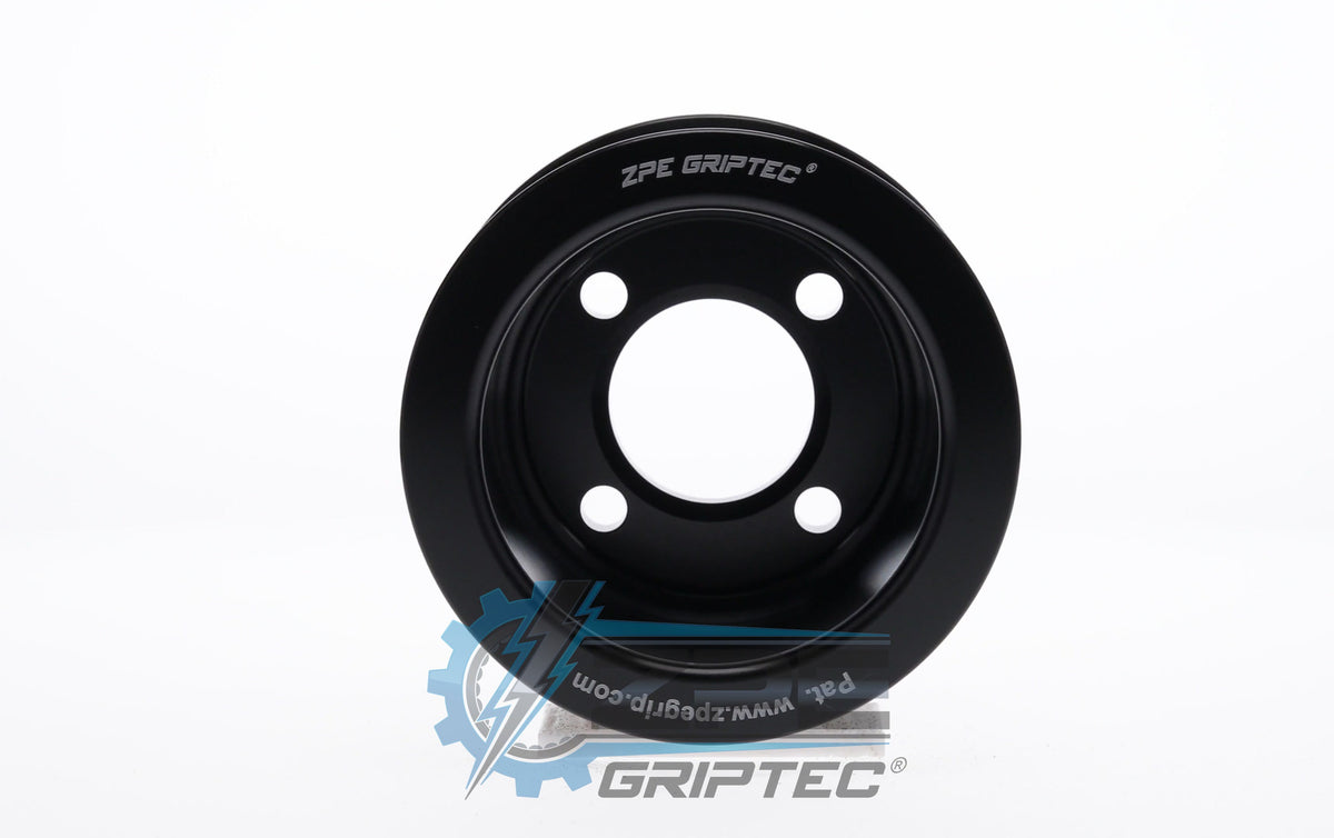2.80" 10 Rib ZPE GripTec® 2pc Magnuson LSA/LT4 2650 TVS L3V-A Black Pulley Only