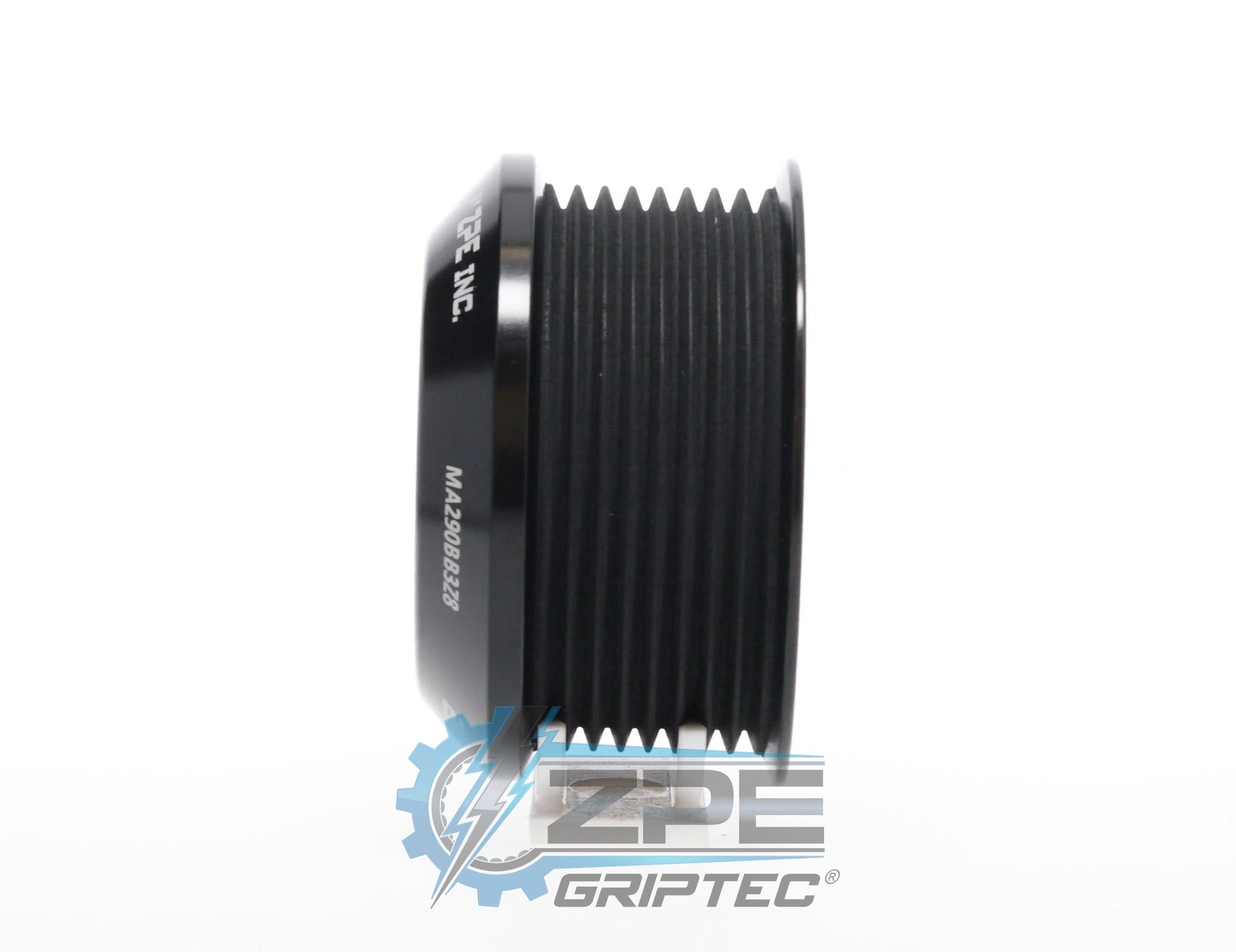 2.90" 8 Rib ZPE GripTec® 2pc Magnuson LSA/LT4 2650 TVS L3 Black Pulley Only Secondary image