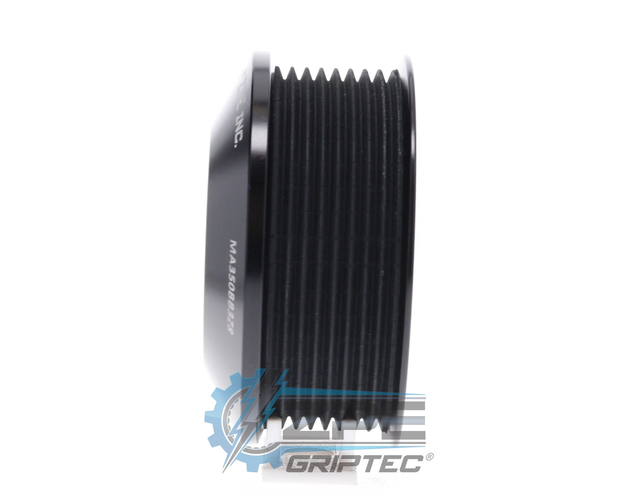 3.50" 8 Rib ZPE GripTec® 2pc Magnuson LSA/LT4 2650 TVS L3 Black Pulley Only Secondary image