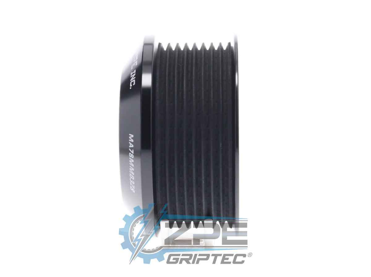 78mm 8 Rib ZPE GripTec® 2pc Magnuson LSA/LT4 2650 TVS L3 Black Pulley Only