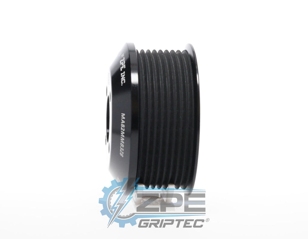 82mm 8 Rib ZPE GripTec® 2pc Magnuson LSA/LT4 2650 TVS L3 Black Pulley Only