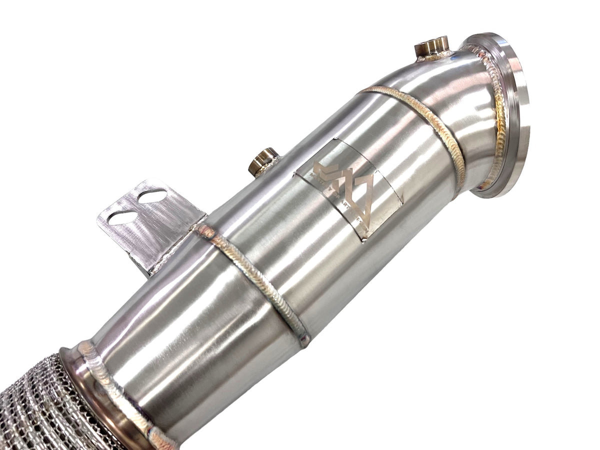 MAD B58 V2 4.5" Downpipe W/ Bracket BMW F, G Chassis & Supra